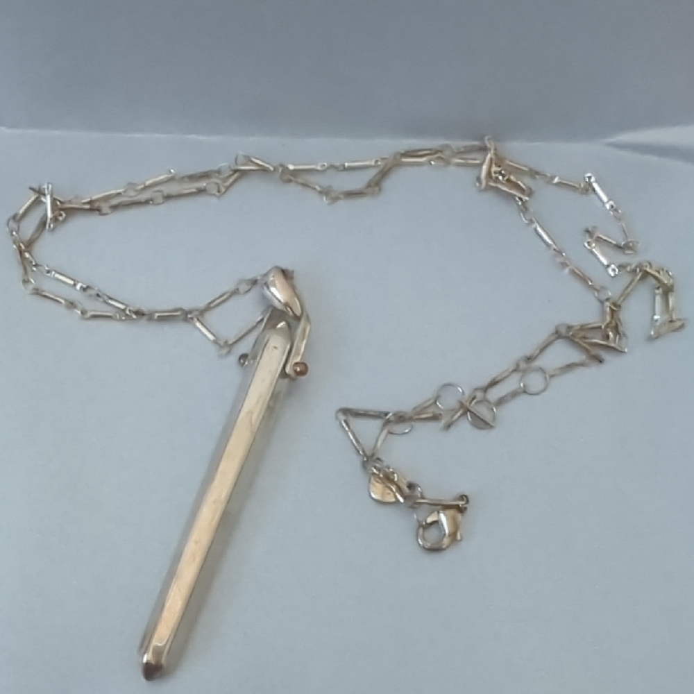 Stella & Dot Sterling Silver Pendant Necklace